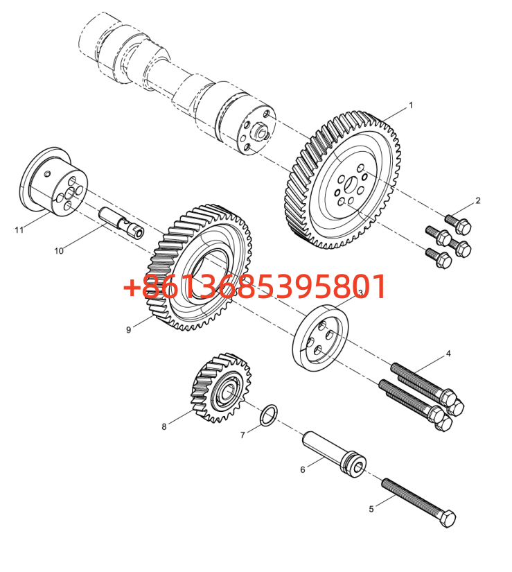 #160102100004B169 Gear Transmission Combination Group