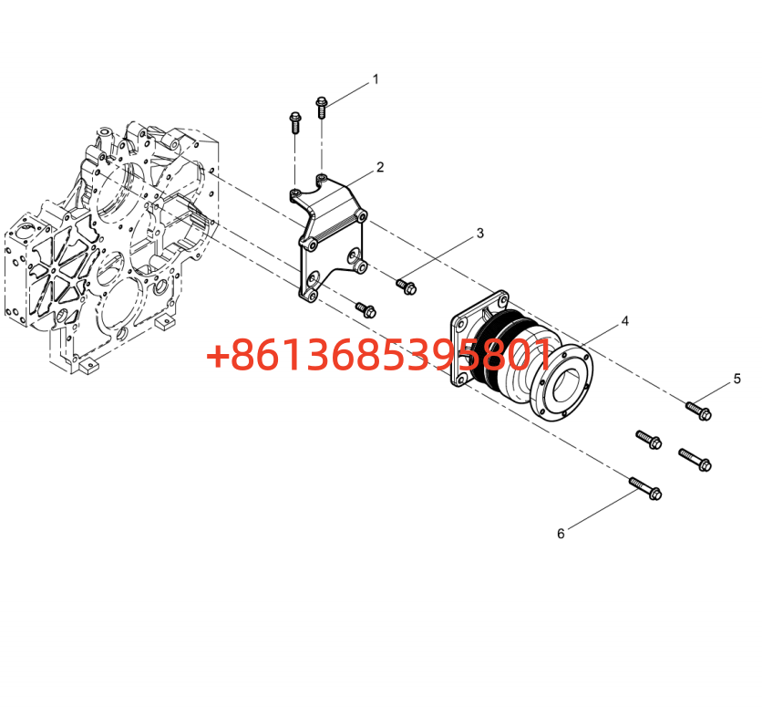 #160102100004B049 Fan Bracket Assembly