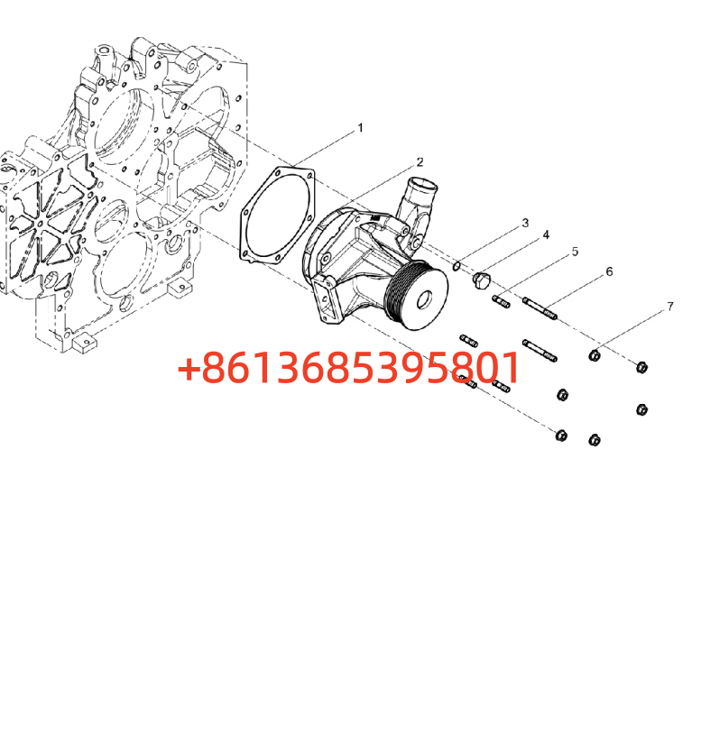 #160102100004B045 Water Pump Assembly Group