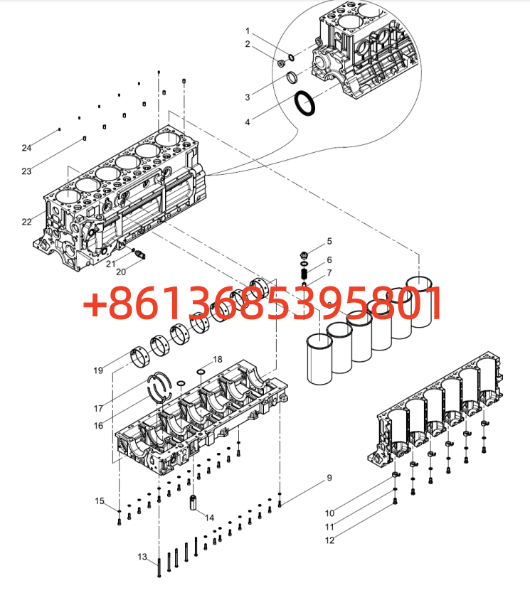 #160102100004B155 Machine Body Assembly Group