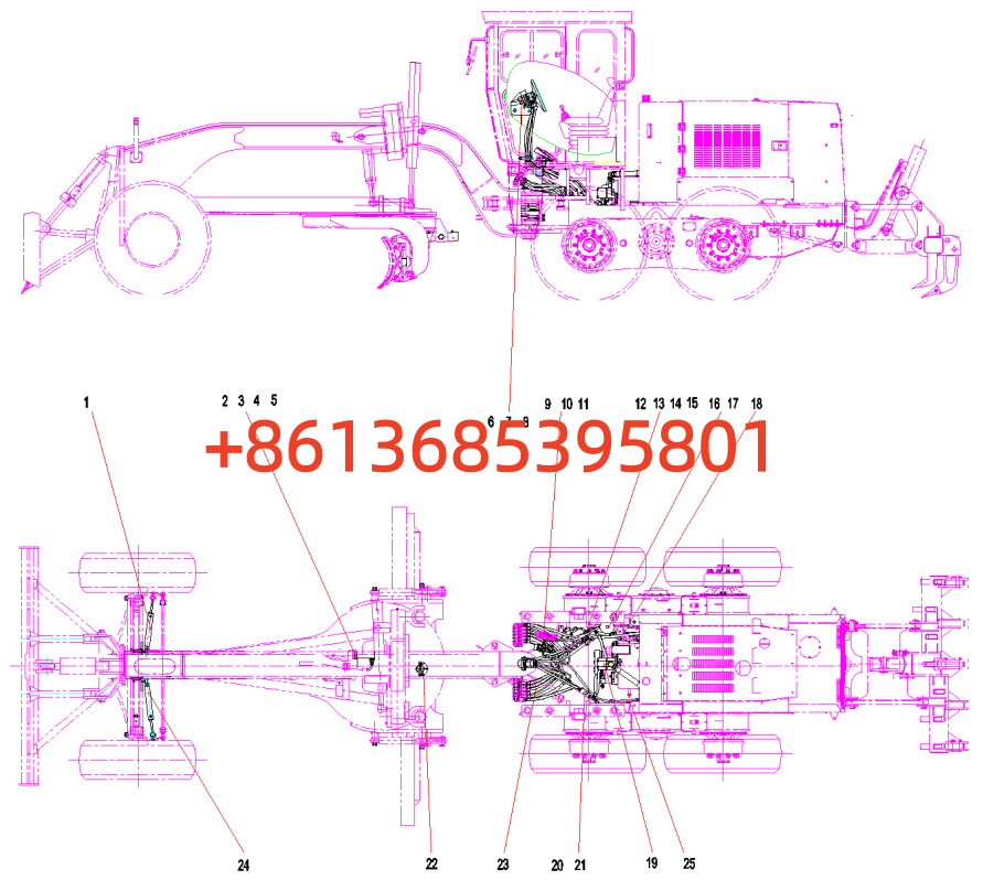 #14010551 Hydraulic System   #STG190C-8 Sany Motor  Grader