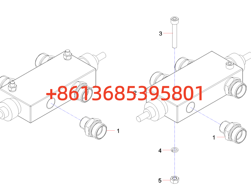 #11723343 Installation,Tube Valve  #STG190C-8 Sany Motor  Grader