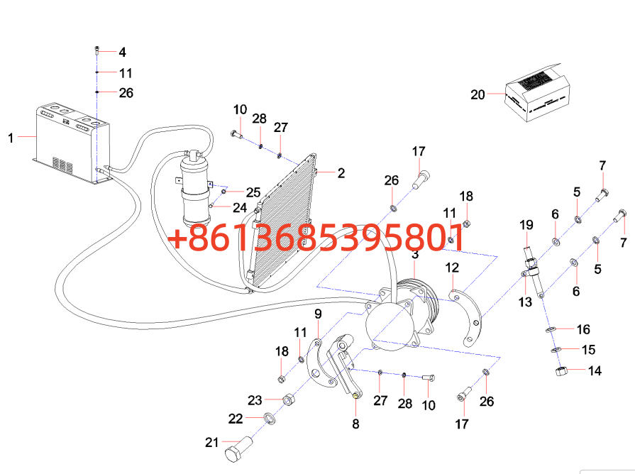#13489553 Air Conditioning System Assembly SSR220E.9