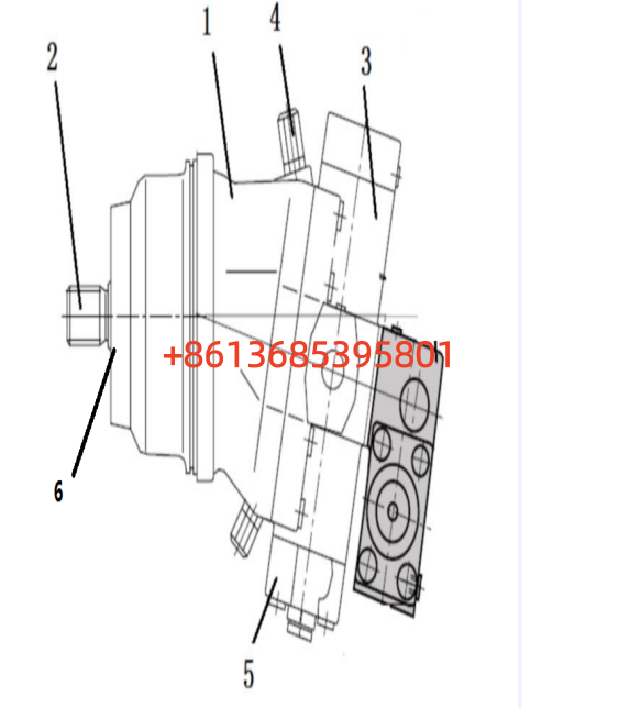 #60330690 Piston Motor A6VE160HD1D/63W-VZL388F0B-Y