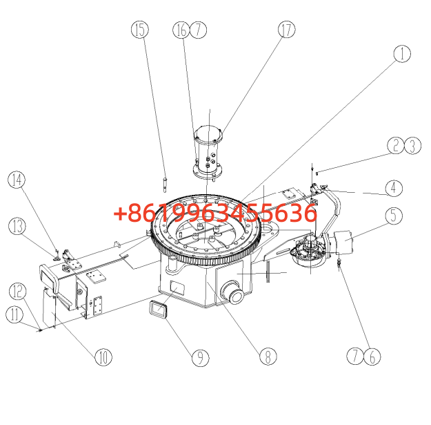 350600497 机座总成 II Base assembly