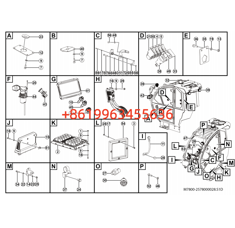 2578000028  Cab electrical system