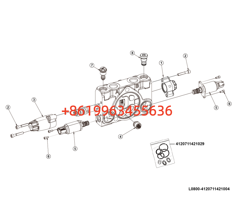 4120711421004 Working section assy N/S/NMX182-A107