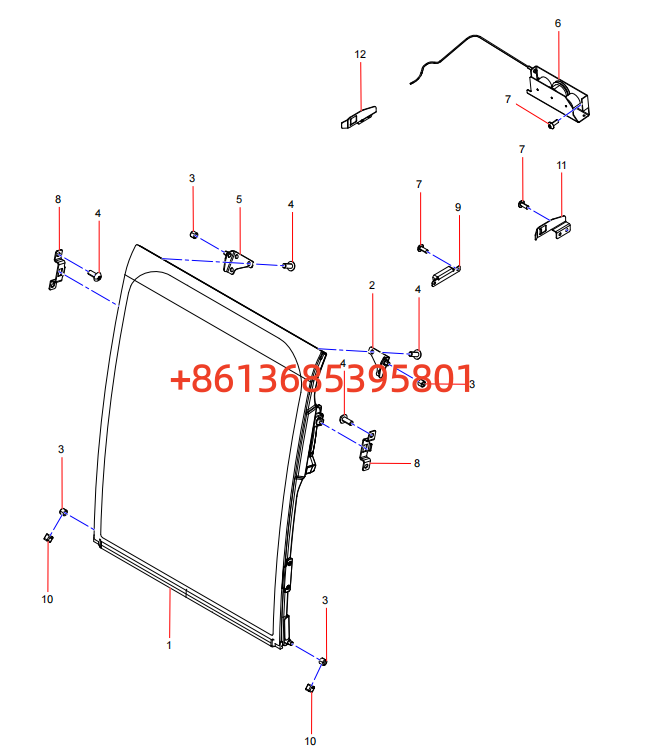 SSY006032475 活动窗装配总成