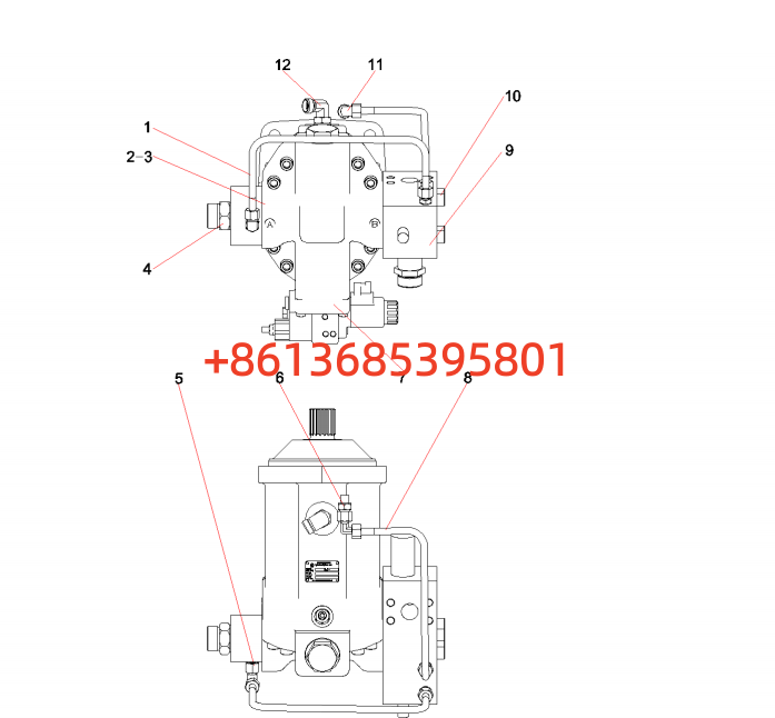 13068089 Winch motor assem. STC250S1.4.1.1