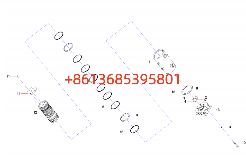 12836403 Central slewing adaptorQY25.8.1