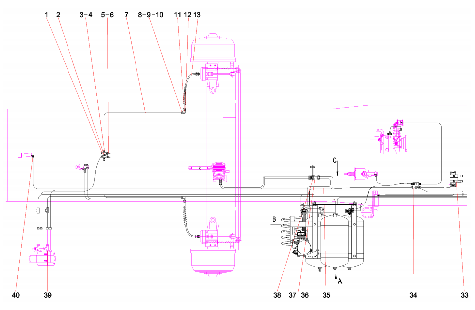 12562666 Device of brake systemSY5303JD2.6