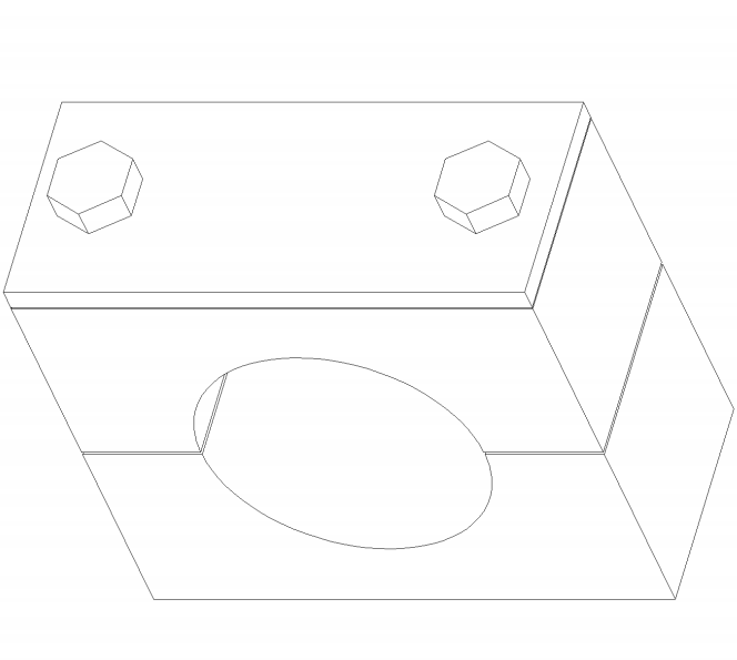 21026701 Clamp, pipe, single​