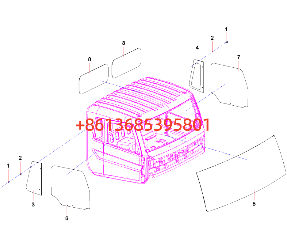 11653673 Glass GP, cab