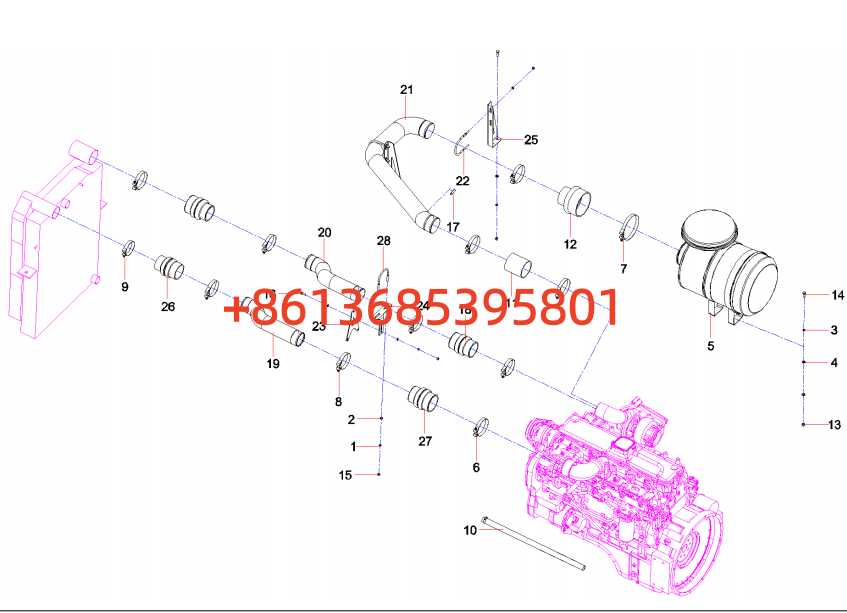 11296834 Air intake system