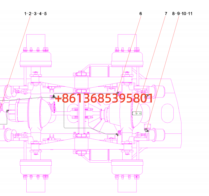 12613083 adaptor group of themiddle-rear shaftSYM