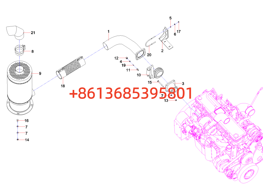 12573229 Exhuast system
