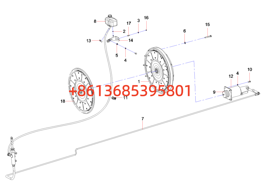 1058753 Clutch & control mechanism