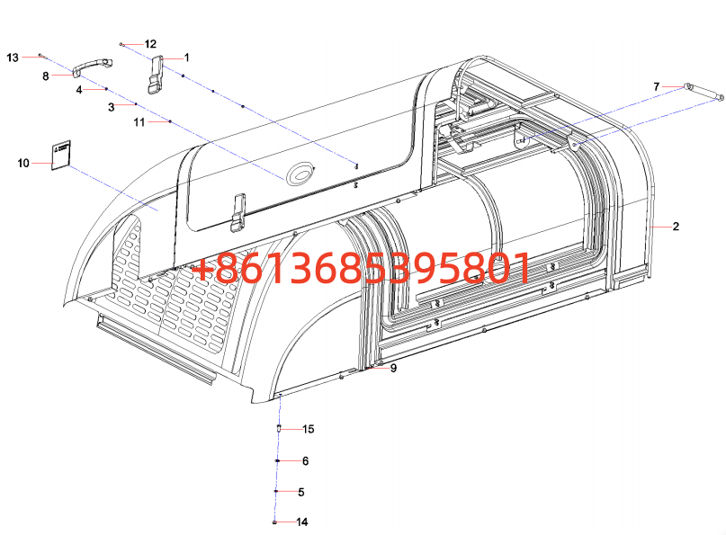 12643713 engine cover assembly