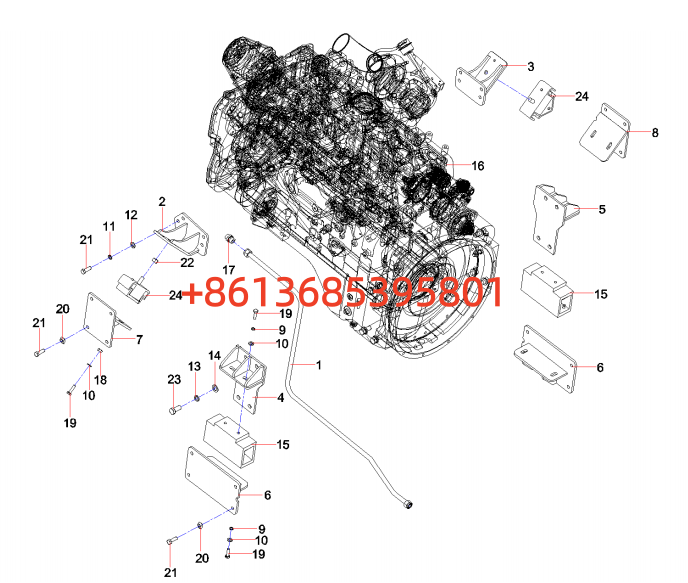 12134670 Engine and suspension
