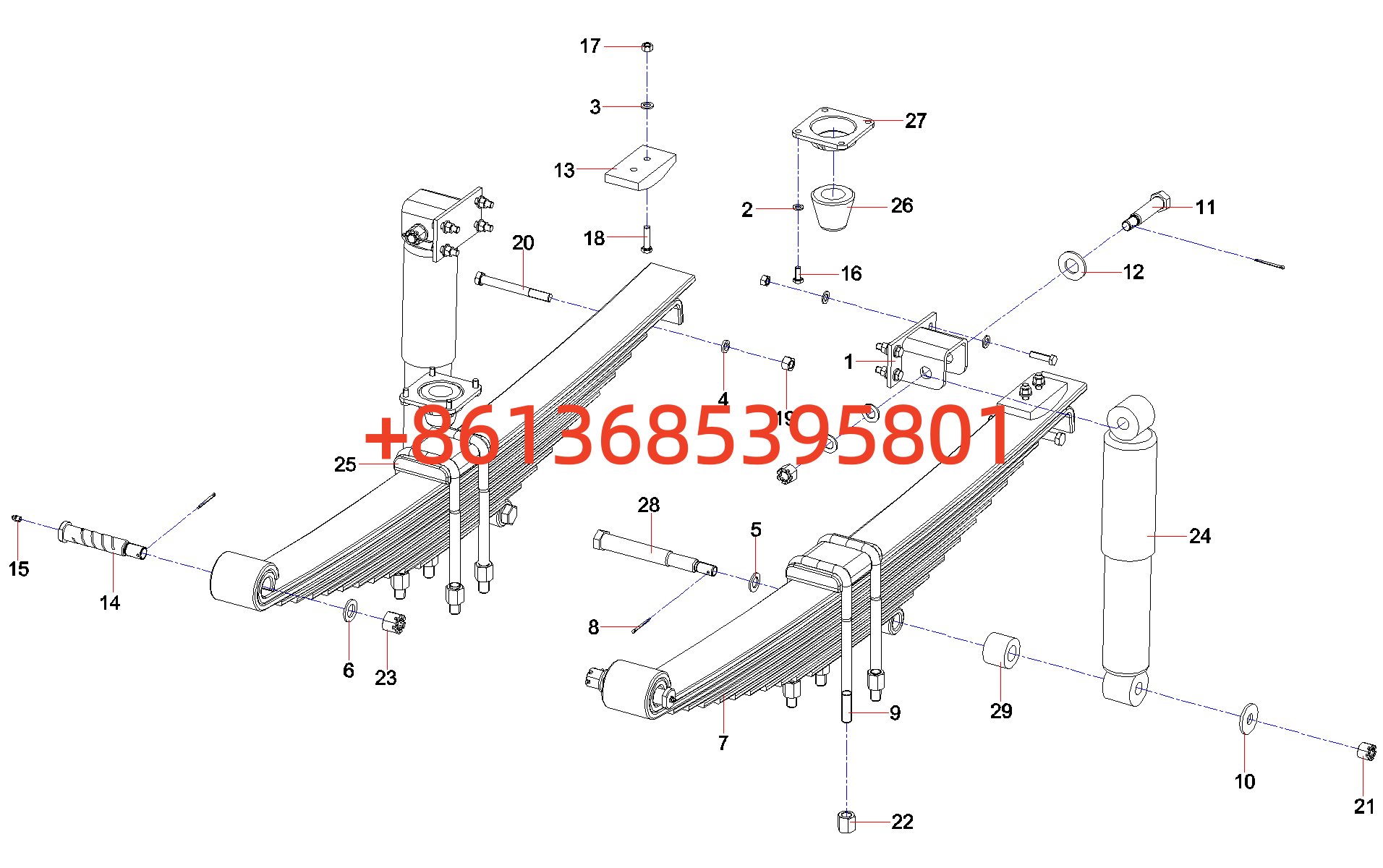12049114 Front suspension assembly 
