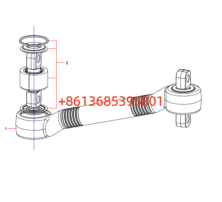 131499000005A Rear suspension lower thrust rod