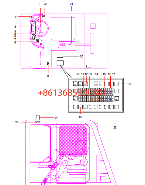 14355277 SKT90 Cab Electrical System Diagram