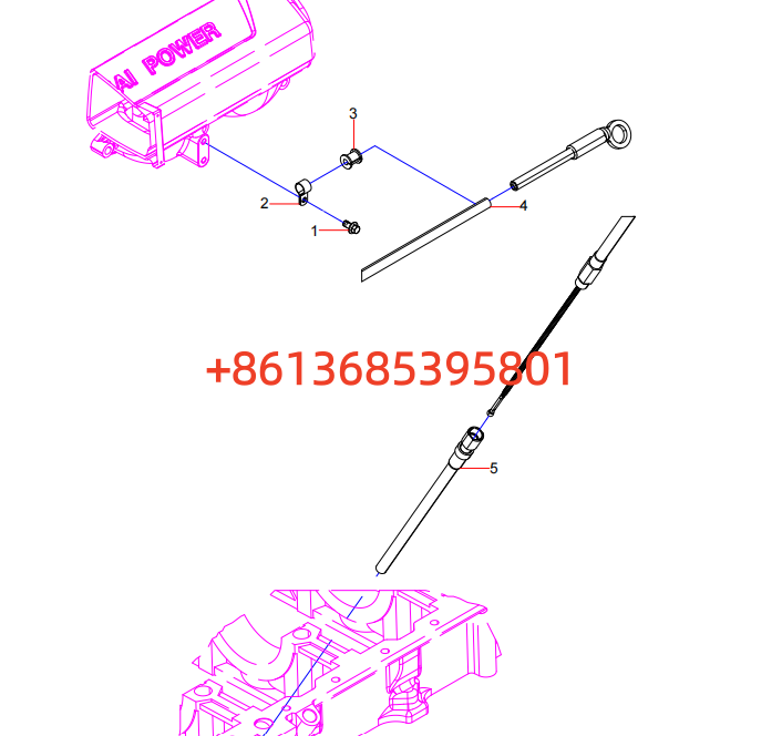 160102120008A184 Oil Dipstick Assembly