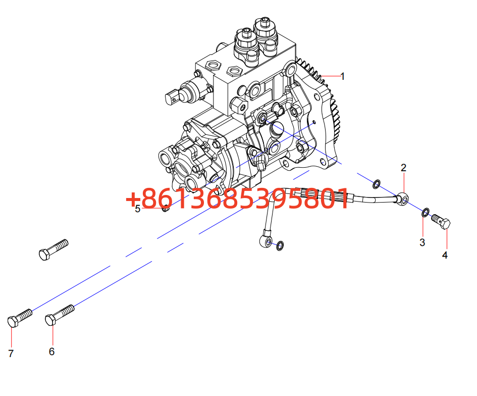 160102120008A196 Fuel Injection Pump Assembly