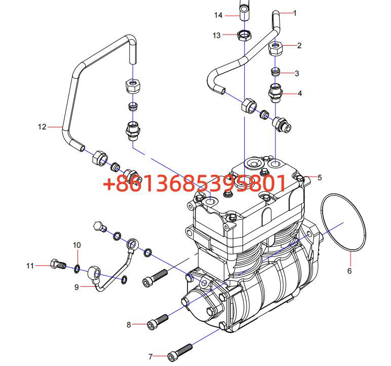 160102130004A081 Air Compressor Assembly