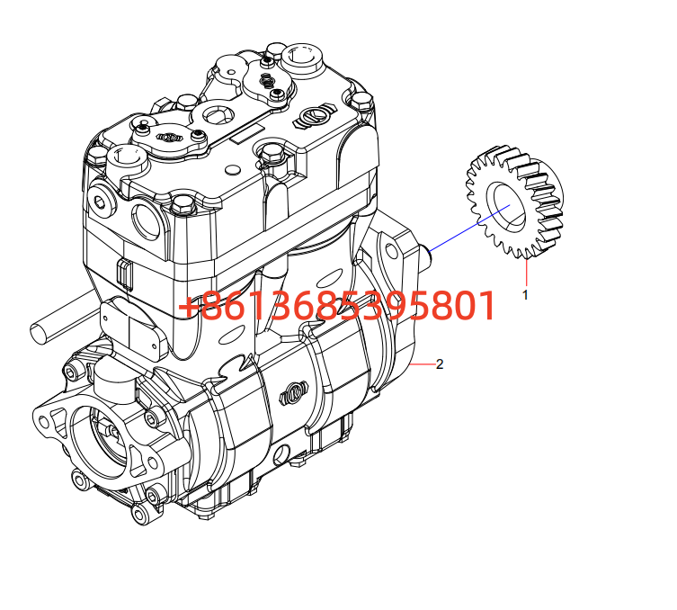 160102120008A151 Air Compressor Assembly
