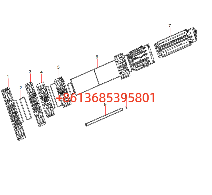 130201000040A136 Right Intermediate Shaft Assembly