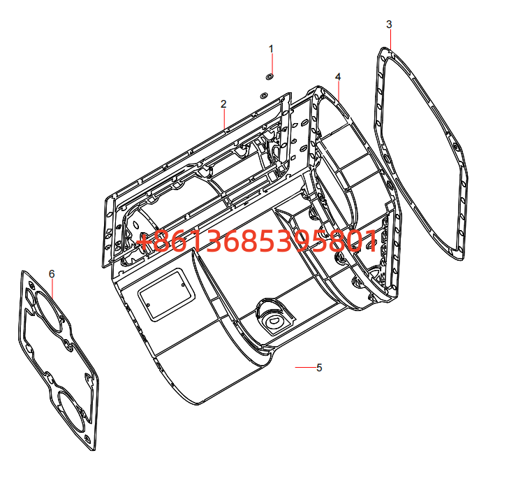 130201000040A134 Transmission Housing Assembly