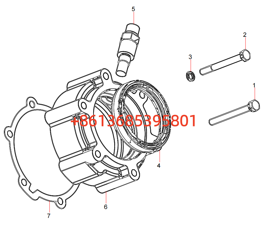 130201000040A140 Rear Bearing Cap Assembly